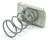 Unistrut P1006-1420-EG Channel Nut with Spring, Electrogalvanzied, 1/4", 100pk