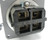 Russellstoll JRS1534LKR 600V, 150 Amp, Panel Mount Male Receptacle