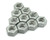 1/2"-13 Anco Type Lock Nut, Galvanized Steel, 10pc