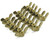 M12 Brass Wing Nuts, 19pc