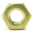 1/4-20 Brass Hex Nut, Plain, 50pc