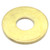 Flat Washer, 1/4" x 11/16" x 0.051", Brass, 198pcs