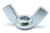 M6 x 1.0 Steel Wing Nuts, 25pk