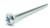 M4 x 87mm Phillips Pan Head Machine Screws, Zinc Plated Steel, 45pc
