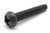 M4 x 25mm Small Pan Head Phillips Machine Screws, Black Zinc Plated Steel, 90pc