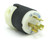 Hubbell HBL4570C 250V, 15 Amp, NEMA L6-15P Twist-Lock Plug, 2pc