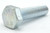 M12 x 50mm Full Thread Zinc Plated Hex Bolts, Class 8.8, 4pc