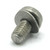 M3 x 6mm Stainless Steel Pozi Head Machine Screws w/ Washer, 100pc