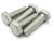 M10 x 35mm Stainless Steel Full Thread Hex Bolts, 4pc