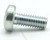 M4 x 10mm Zinc Plated Phillips Pan Head Machine Screws, 50pc