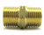 Brass Hex Nipple, 1/2" x 1/2" NPT Male Adapter Pipe Fitting, 8pcs