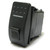 Momentary Safety Rocker Switch, DPST, 20 Amp, 12 Volt DC