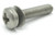 M4-0.7 x 18mm Stainless Steel Pozi Pan Head Machine Screws w/Washer, 50pcs