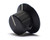 Alcoknob KLNS700B1/4 Straight Knob 0.250" Shaft with Line on Top/Side/Skirt, Black
