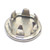 3/8" Snap Button Hole Plug, Nickel-Plated Steel, 10pcs