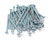 1/4"-20 x 3 in Slotted Pan Machine Screw, Zinc Plated Steel, 50pc