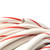 M16878/2-BLE-92 12AWG Tinned Copper PVC Wire, 1000V White/Red Stripe, 100ft