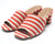 Aerosoles Women's Entree Heeled Sandal, White w/ Red Stripes, 6 Wide Aerosoles Women's Entree Heeled Sandal, White w/ Red Stripes, 6 Wide