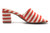 Aerosoles Women's Entree Heeled Sandal, White w/ Red Stripes, 6 Wide Aerosoles Women's Entree Heeled Sandal, White w/ Red Stripes, 6 Wide