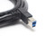 USB 3.0 Type A to Type B Right Angle Cable, 6ft