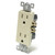 Duplex Receptacle, Decora, Ivory, 10 Pack