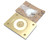 Hubbell S2425 Brass Rectangular Electrical Floor Box Cover, 1 Gang