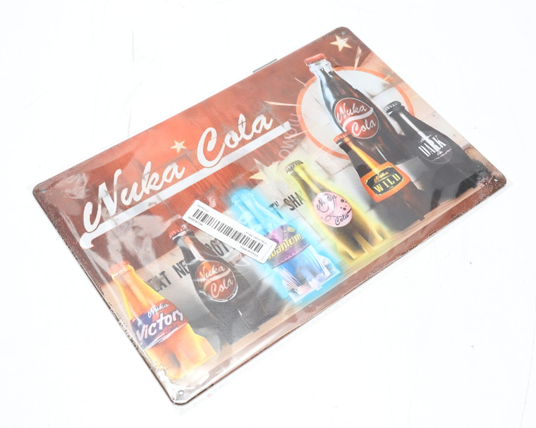 Nuka Cola Vintage Style Tin Sign, 11.75" x 8"