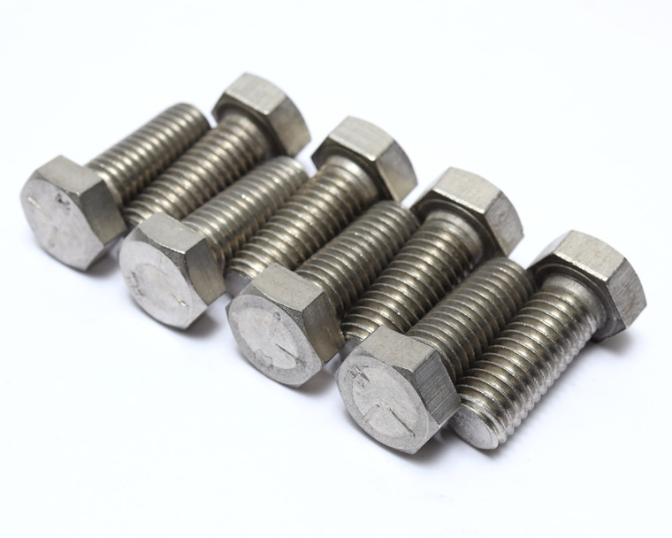 1/2"-13 X 1-1/4" Stainless Steel Hex Bolts, 8pcs
