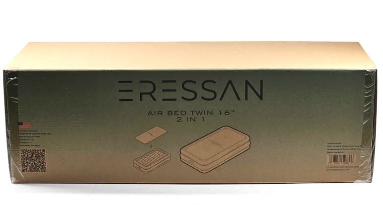 Eressan AMFT-75-23 Twin Air Mattress w/ Built-In Pump