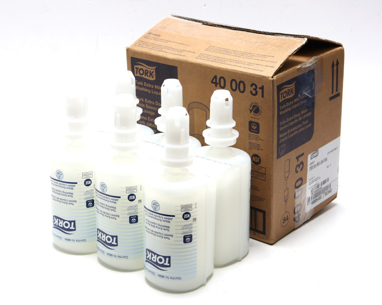 Tork 400031 Extra Mild Hand Washing Liquid Soap, 6pk
