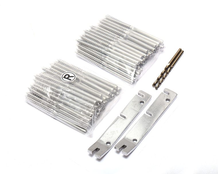 Swage Lag Screws Left and Right for 3/16" Cable Railing, 50 pairs