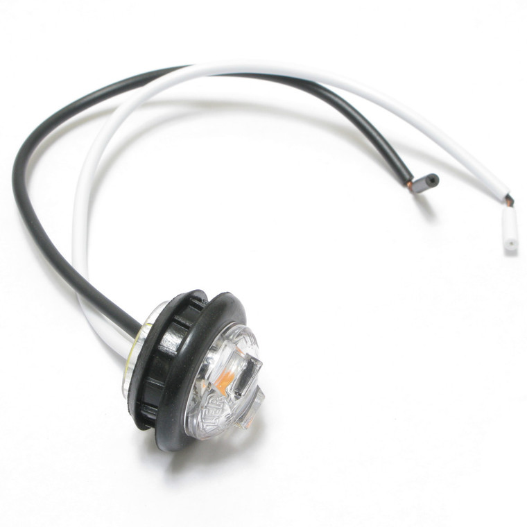 Mini 3/4 Inch Round Amber Led Marker Light