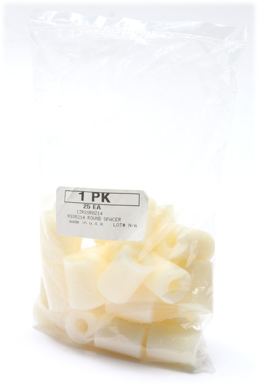 Essentra Components 13RSSR0214 Nylon Spacers, 1" x 5/16"ID, 100pk