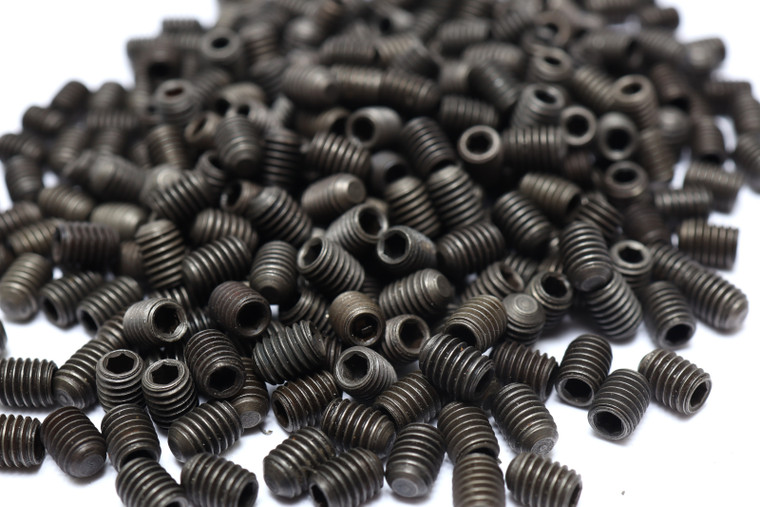 #10-32 X 1/4" Socket Hex-Drive Set Screw, Black, 100pcs