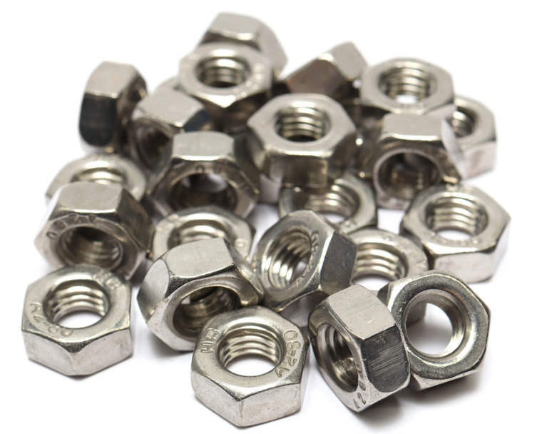 M10 Stainless Steel Hex Nut, 25pcs