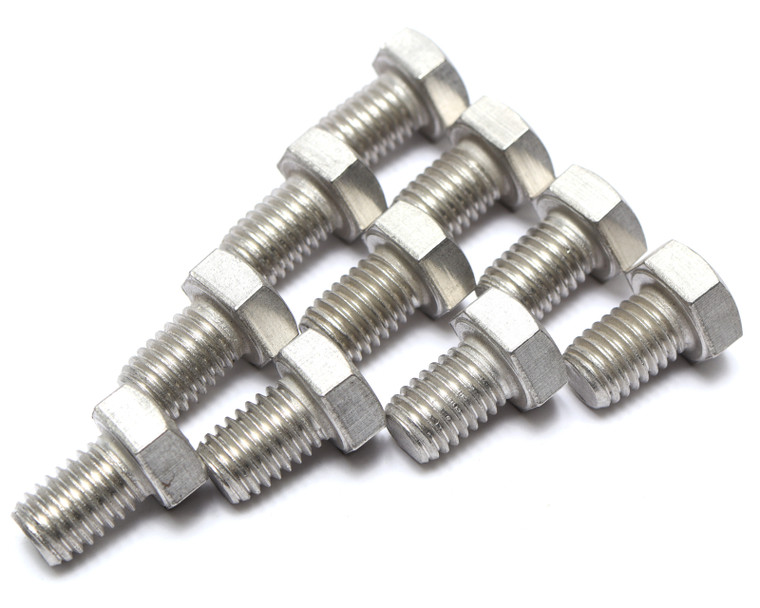 1/2"-13 x 3/4" Stainless Steel Fully Threaded Hex Bolts, 10pcs