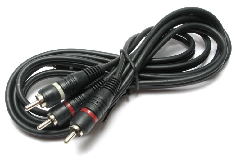 Stereo Cable, Dual RCA Male To Male, 6 Foot