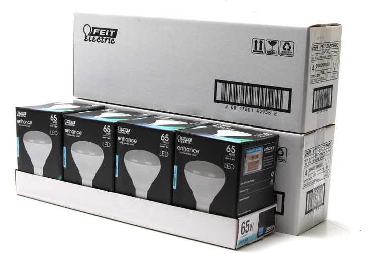 Feit BR40DM/950CA 9.4W Dimmable Enhance Reflector LED, Bright White, 12pk