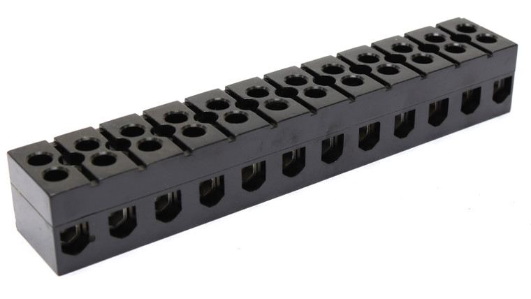 12-Position Deadfront Terminal Block, 600V, 85 Amp
