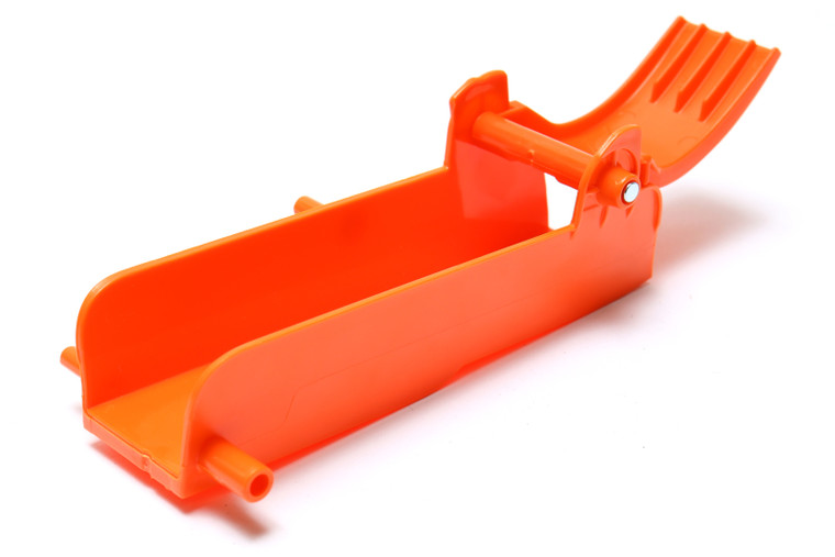 Hot Wheels Colossal Crash Replacement Left Orange Jump Ramp