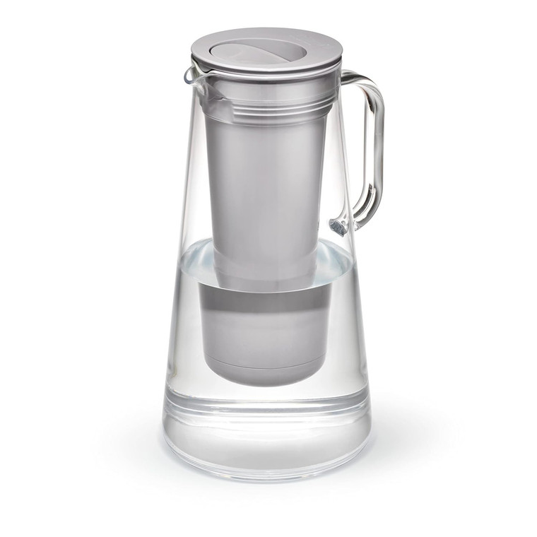 Lifestraw Home 7-Cup Glass Pitcher, Pebble