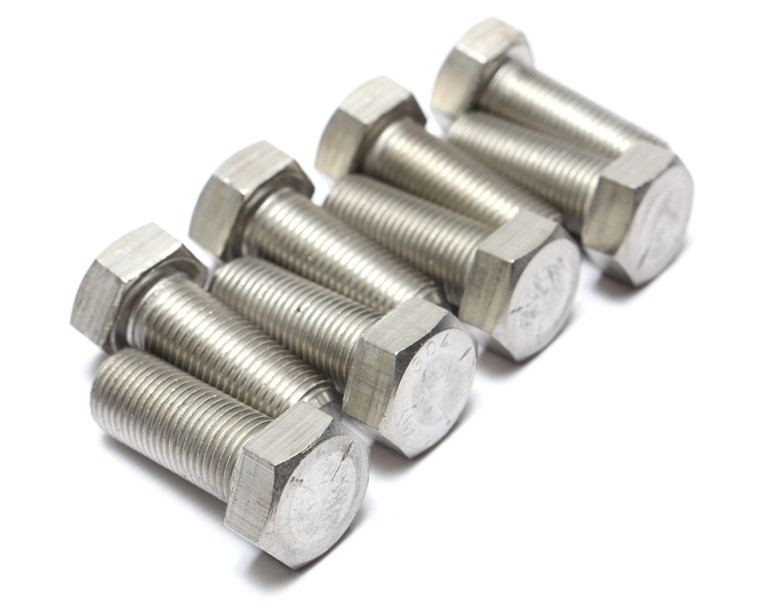 1/2"-20 x 1-1/4" Stainless Steel Hex Bolts, 8pcs