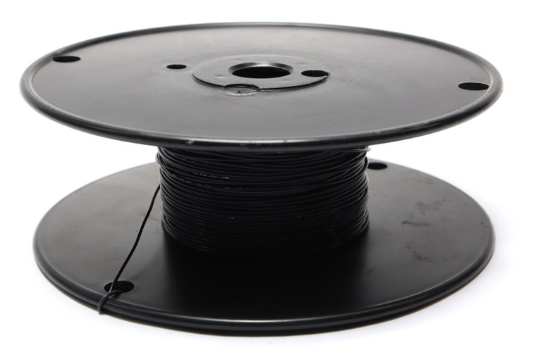 M22759/11-24-0 24 AWG PTFE Hookup Wire, Black, 150ft
