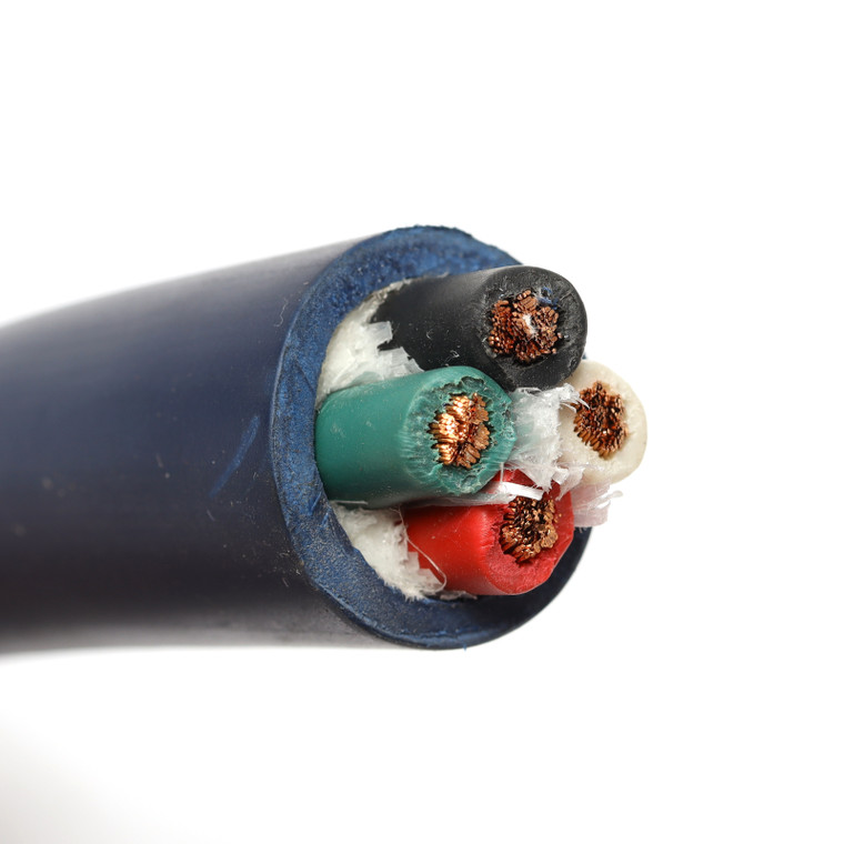 8/4 STW Blue Water Resistant Heavy-Duty Power Cable