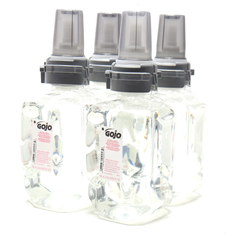 GOJO 8711-04 Clear & Mild Foam Handwash, 700mL, 4pk