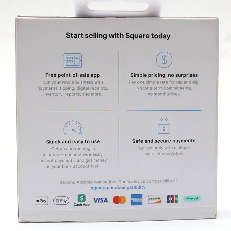 Square Reader Buttons Square Reader for Contactless and Chip, 2nd Gen
