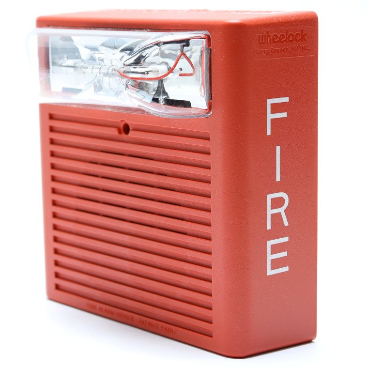 Wheelock AS-24MCW-FR 24VDC Wall Mounted Strobe/Siren, Red Wheelock AS-24MCW-FR 24VDC Wall Mounted Strobe/Siren, Red