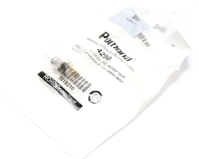 Pomona 4290 SMA Male to BNC Female Coaxial Adapter
