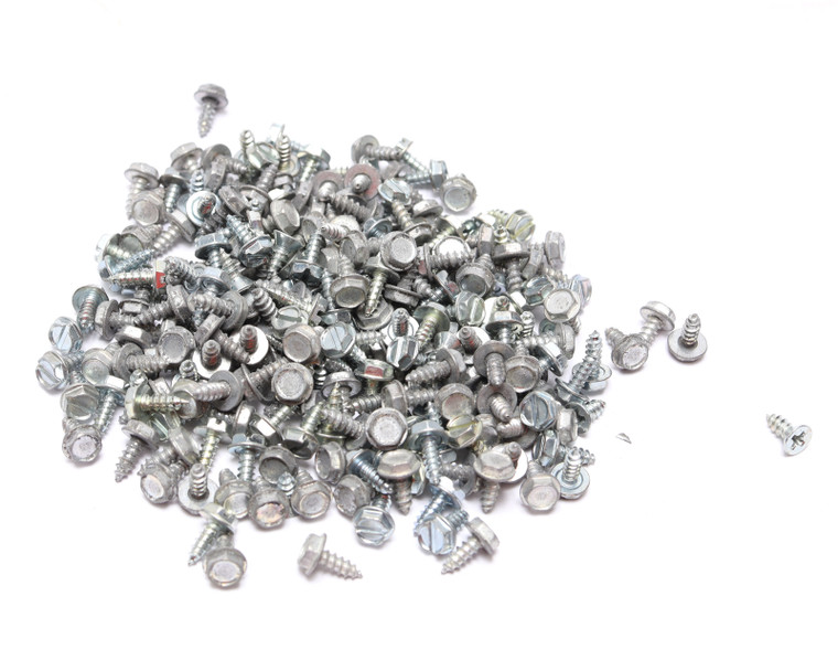 #6 x 3/8" Sheet Metal Screws, Hex Washer Head, 250pc