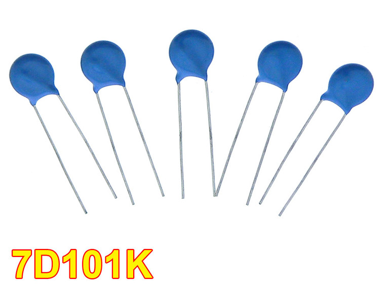 Pack of 5 - 100V Metal Oxide Varistor Transient Suppressor